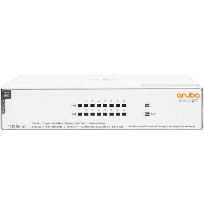 Aruba Instant On 1430 8G Class4 Poe 64W Switch