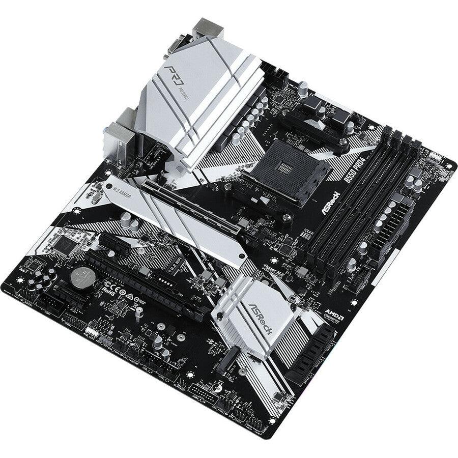 Asrock B550 Pro4 Socket Am4/ Amd B550/ Ddr4/ Quad Crossfirex/ Sata3&Usb3.2/ M.2/ Atx Motherboard