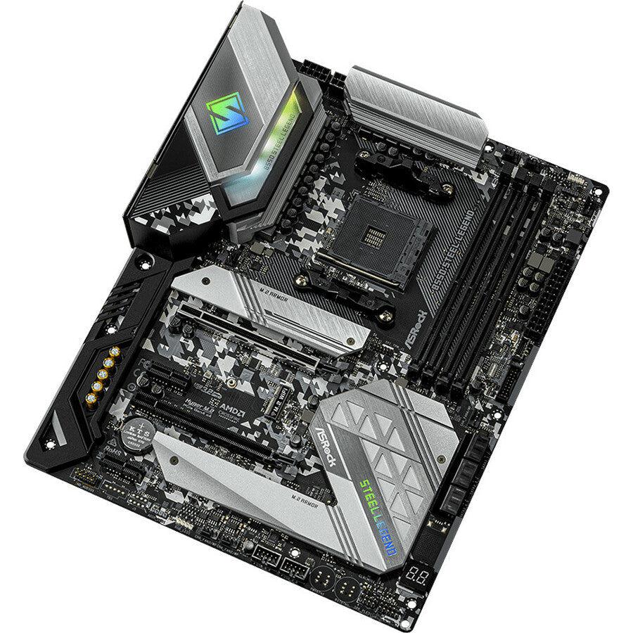 Asrock B550 Steel Legend Am4 Amd B550 Sata 6Gb/S Atx Amd Motherboard