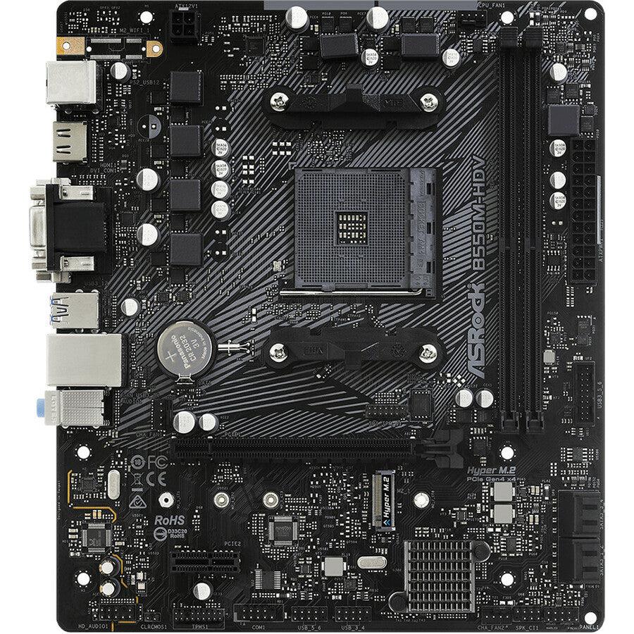Asrock B550M-Hdv Socket Am4/ Amd B550/ Ddr4/ Sata3&Usb3.2/ M.2/ Micro Atx Motherboard
