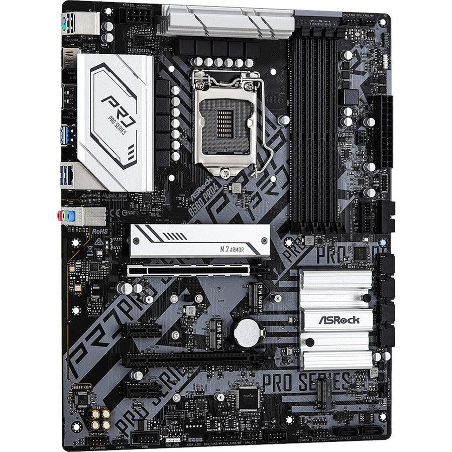 Asrock B560 Pro4 Socket Lga1200/ Intel B560/ Ddr4/ Sata3&Usb3.2/ M.2/ Atx Motherboard