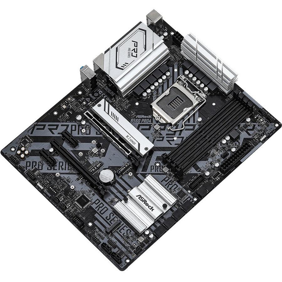 Asrock B560 Pro4 Socket Lga1200/ Intel B560/ Ddr4/ Sata3&Usb3.2/ M.2/ Atx Motherboard