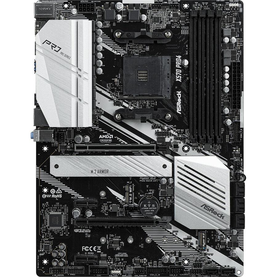 Asrock X570 Pro4 Am4 Amd X570 Sata 6Gb/S Atx Amd Motherboard