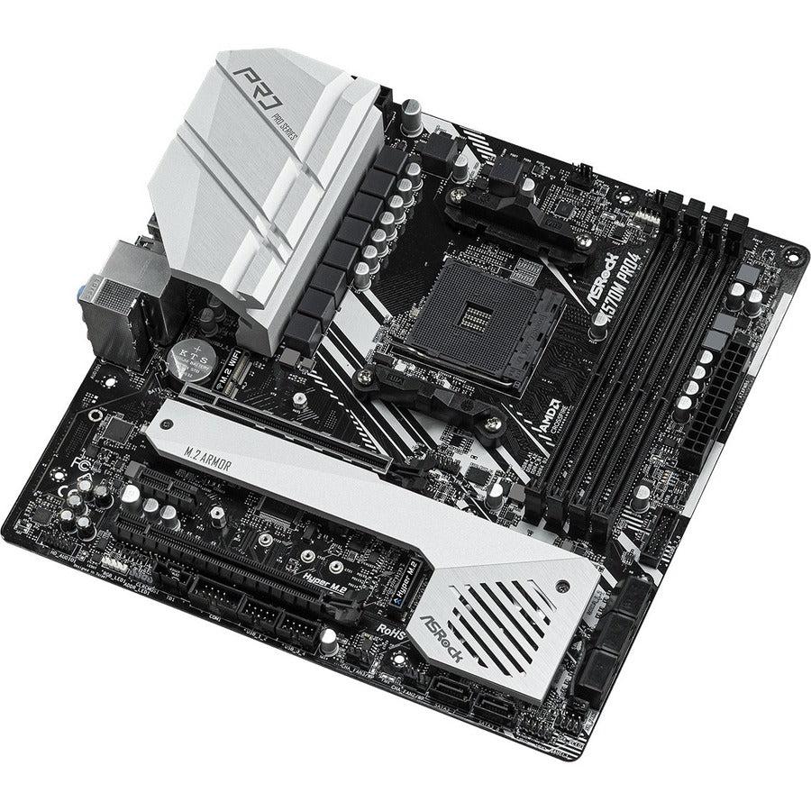 Asrock X570M Pro4 Am4 Amd X570 Sata 6Gb/S Micro Atx Amd Motherboard
