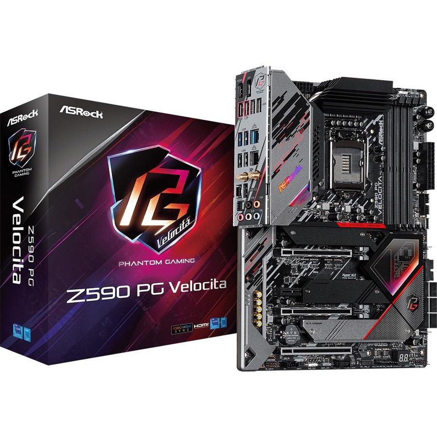 Asrock Z590 Pg Velocita Lga 1200 Intel Z590 Sata 6Gb/S Atx Intel Motherboard
