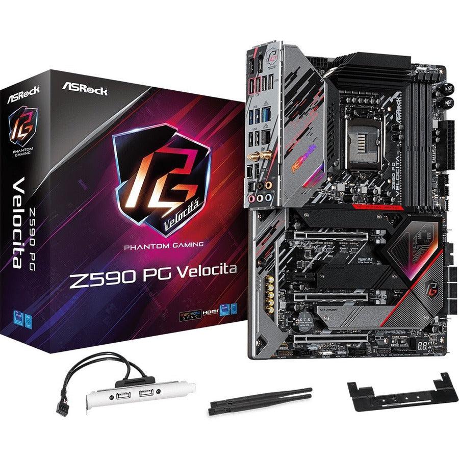 Asrock Z590 Pg Velocita Lga 1200 Intel Z590 Sata 6Gb/S Atx Intel Motherboard