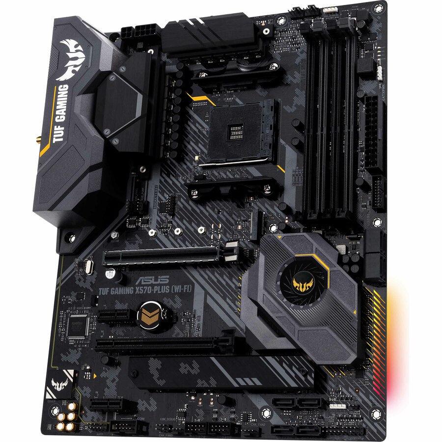 Asus Am4 Tuf Gaming X570-Plus Atx Motherboard With Pcie 4.0, Dual M.2, 12+2 With Dr. Mos Power