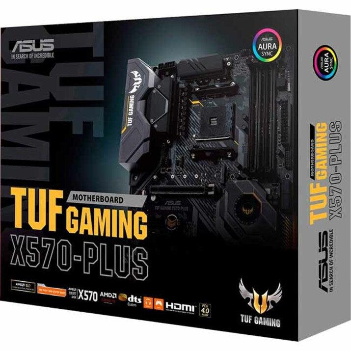 Asus Am4 Tuf Gaming X570-Plus Atx Motherboard With Pcie 4.0, Dual M.2, 12+2 With Dr. Mos Power