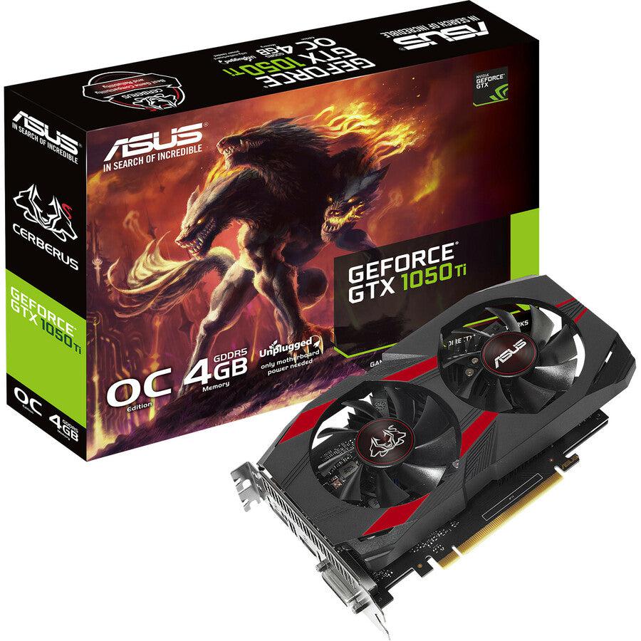 Asus Cerberus Geforce Gtx 1050 Ti 4Gb Gddr5 Gaming Graphics Card, Cerberus-Gtx1050Ti-A4G