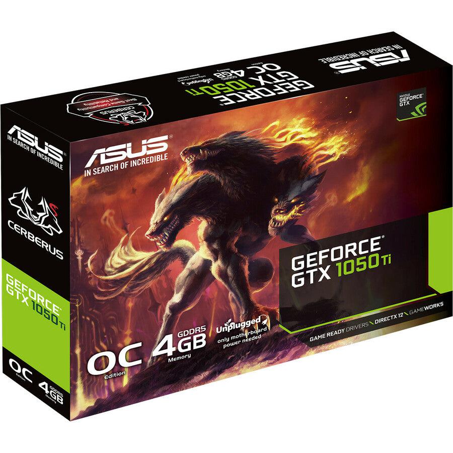 Asus Cerberus Geforce Gtx 1050 Ti 4Gb Gddr5 Gaming Graphics Card, Cerberus-Gtx1050Ti-A4G