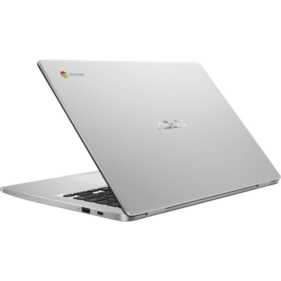 Asus Chromebook C423Na-Db42F 14.0 Inch Intel Celeron N3350 1.1Ghz/ 4Gb Lpddr4/ 32Gb Emmc/ Usb3.2/ Chrome Os Notebook (Silver)