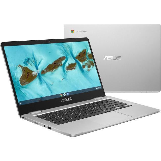 Asus Chromebook C424 C424MA-WH44F 14 Chromebook - Full HD - Intel Celeron N4020 - 4 GB - 64 GB Flash Memory - Silver"