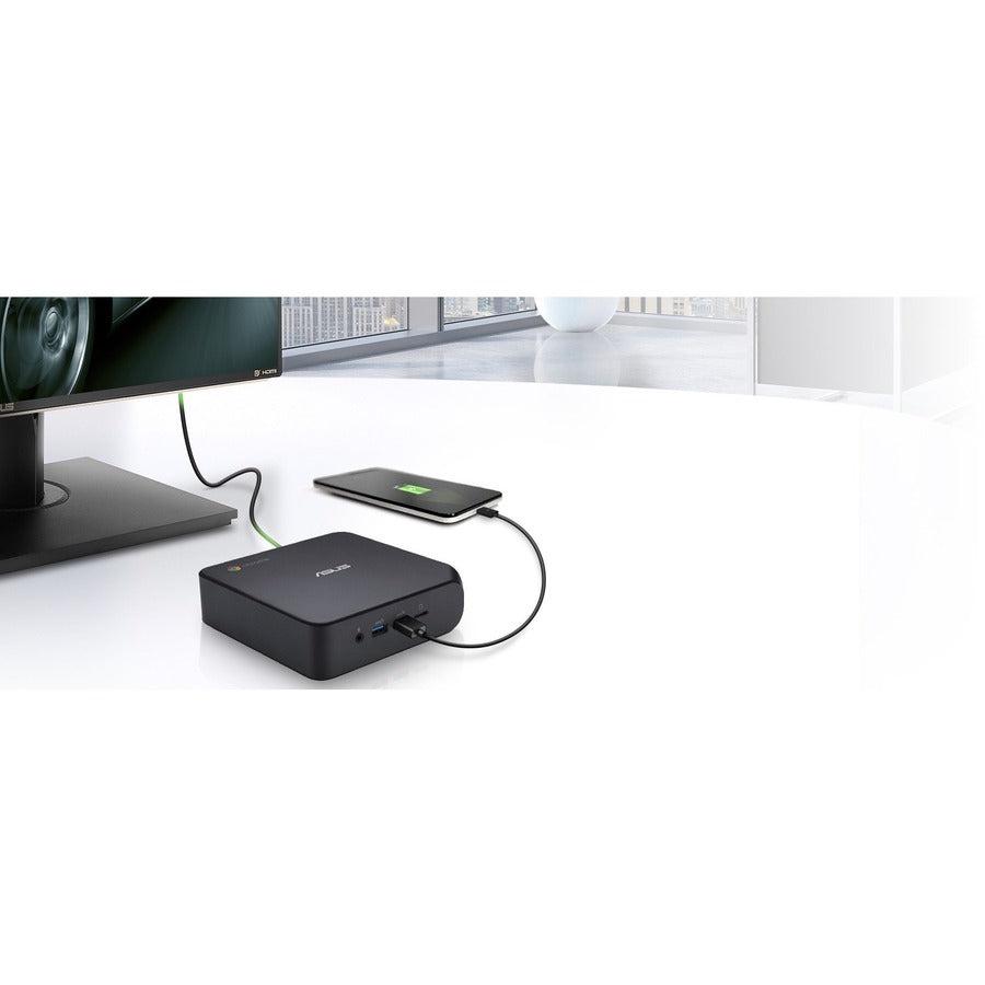 Asus Chromebox 4 Chromebox4-G5043Un Intel Core I5-10210U/ 8Gb(2X4Gb) Ddr4/ M.2 128Gb Ssd/ Chrome Os Desktop Pc (Gun Metal)