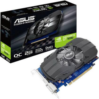 Asus Geforce Gt 1030 2Gb Phoenix Fan Oc Edition Hdmi Dvi Graphics Card (Ph-Gt1030-O2G)