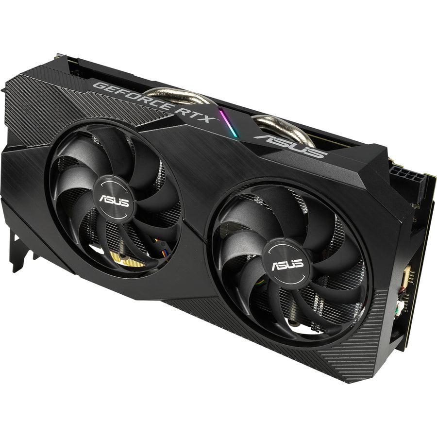 Asus Geforce Rtx 2060 Overclocked 6G Gddr6 Dual-Fan Evo Edition Vr Ready Hdmi Displayport Dvi Graphics Card (Dual-Rtx2060-O6G-Evo)