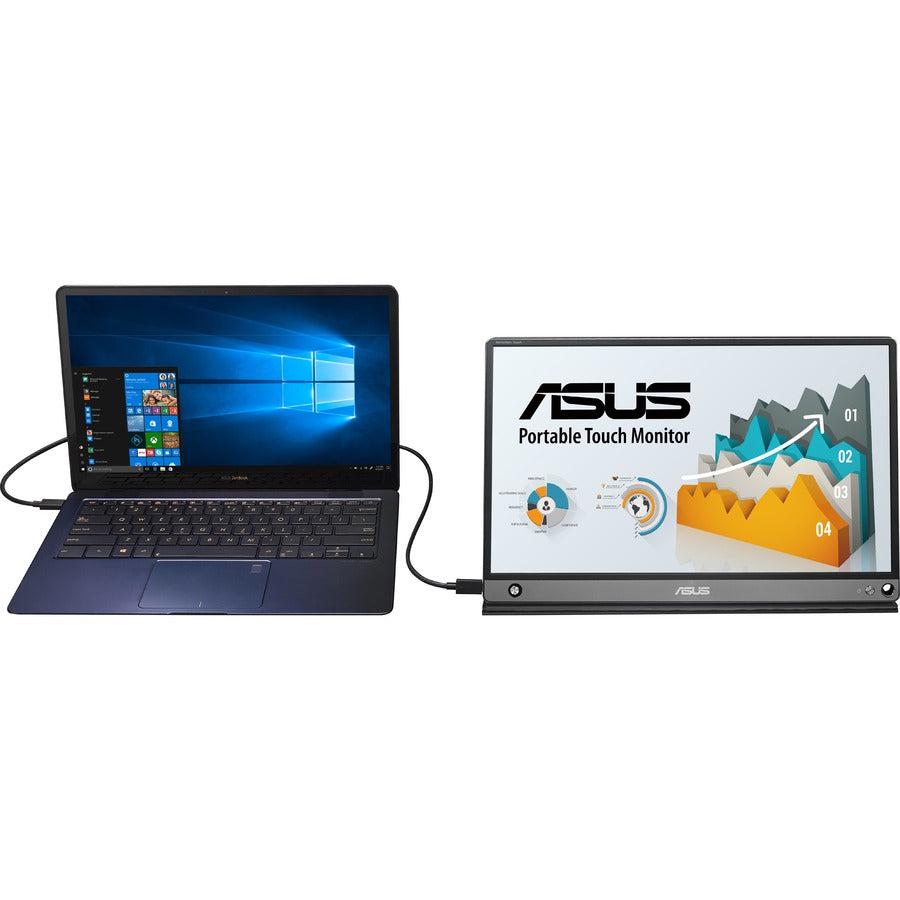 Asus Mb16Amt 15.6 Inch 700:1 Full Hd Ips Usb Type-C Portable Monitor (Dark Gray)