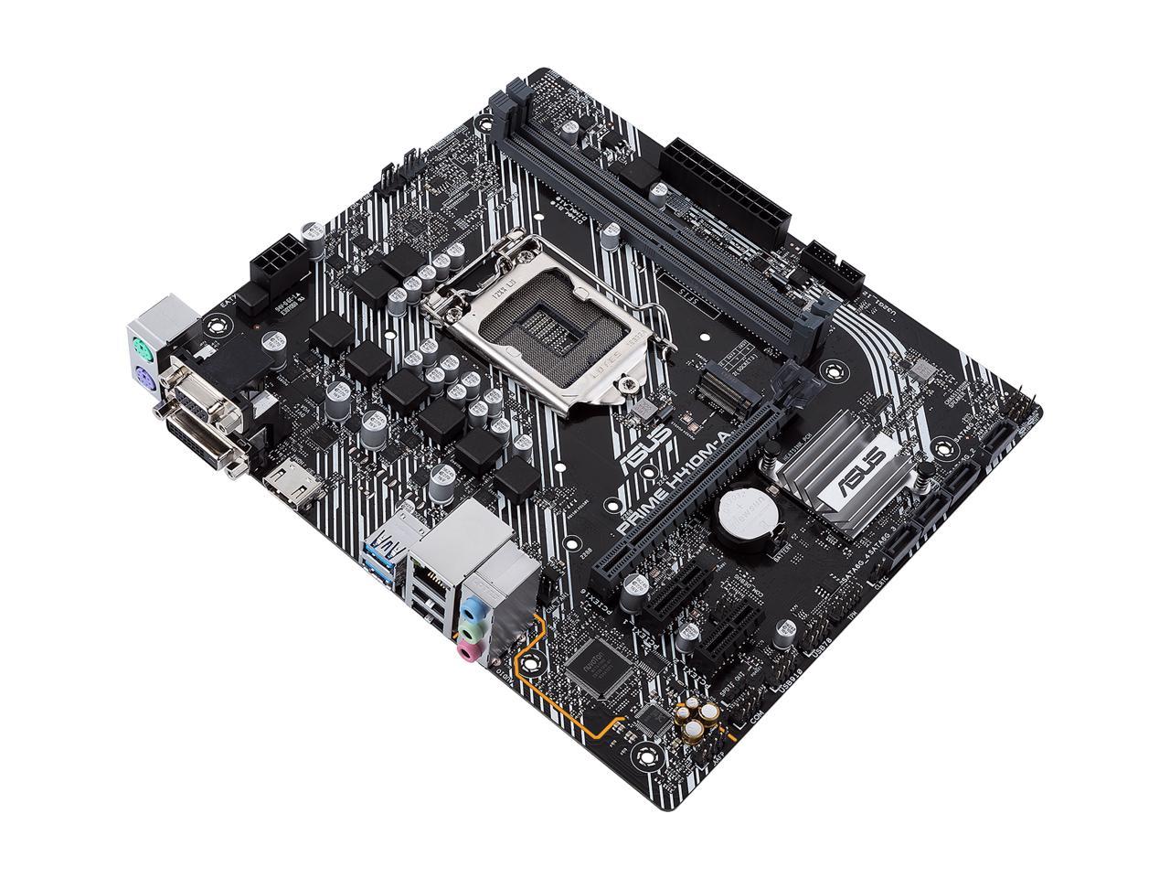 Asus Prime H410M-A/Csm Lga1200/ Intel H410/ Ddr4/ Sata3&Usb3.2/ M.2/ Matx Motherboard