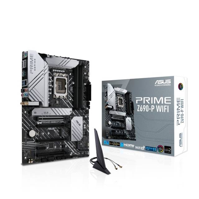Asus Prime Z690-P Wifi Socket Lga1700/ Intel Z690/ Ddr5/ Wifi & Bluetooth/ Sata3&Usb3.2/ M.2/ Atx Motherboard