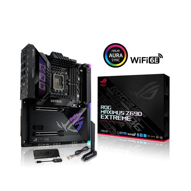 Asus Rog Maximus Z690 Extreme Lga1700/ Intel Z690/ Ddr5/ Wifi/ Sata3&Usb3.2/ M.2/ E-Atx Motherboard