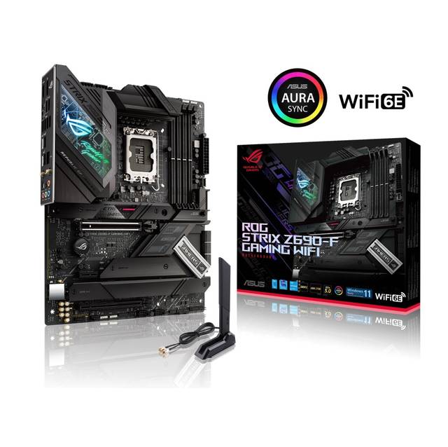 Asus Rog Strix Z690-F Gaming Wifi Lga1700/ Intel Z690/ Ddr5/ Wifi & Bluetooth/ Sata3&Usb3.2/ M.2/ Atx Motherboard