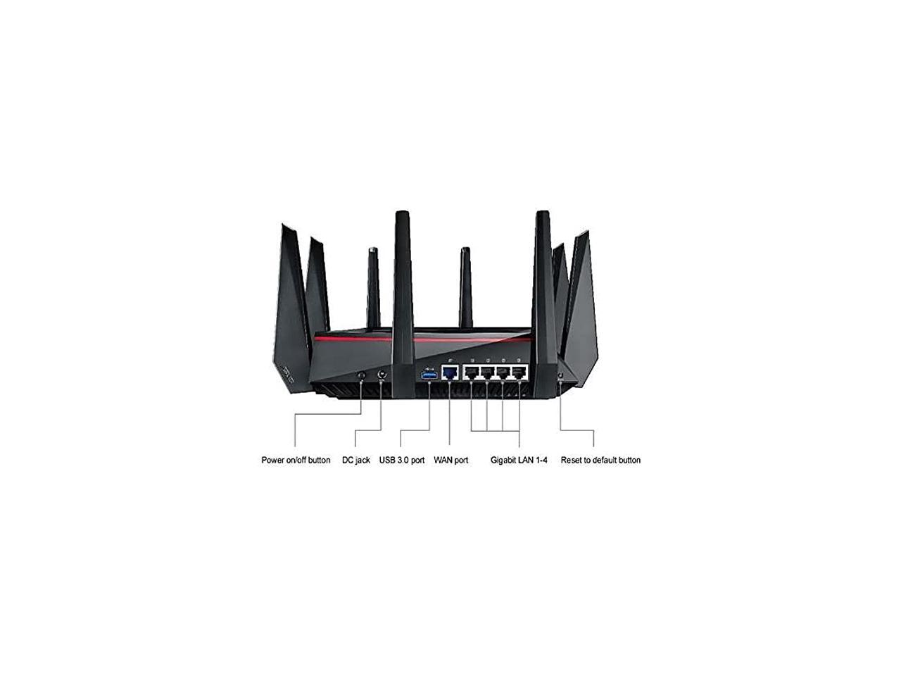 Asus Rt-Ac5300 Tri-Band Wireless-Ac5300 Gigabit Router
