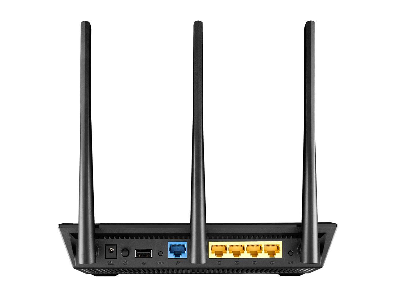 Asus Rt-Ac66U B1 Dual-Band 3X3 Ac1750 Wifi 4-Port Gigabit Router