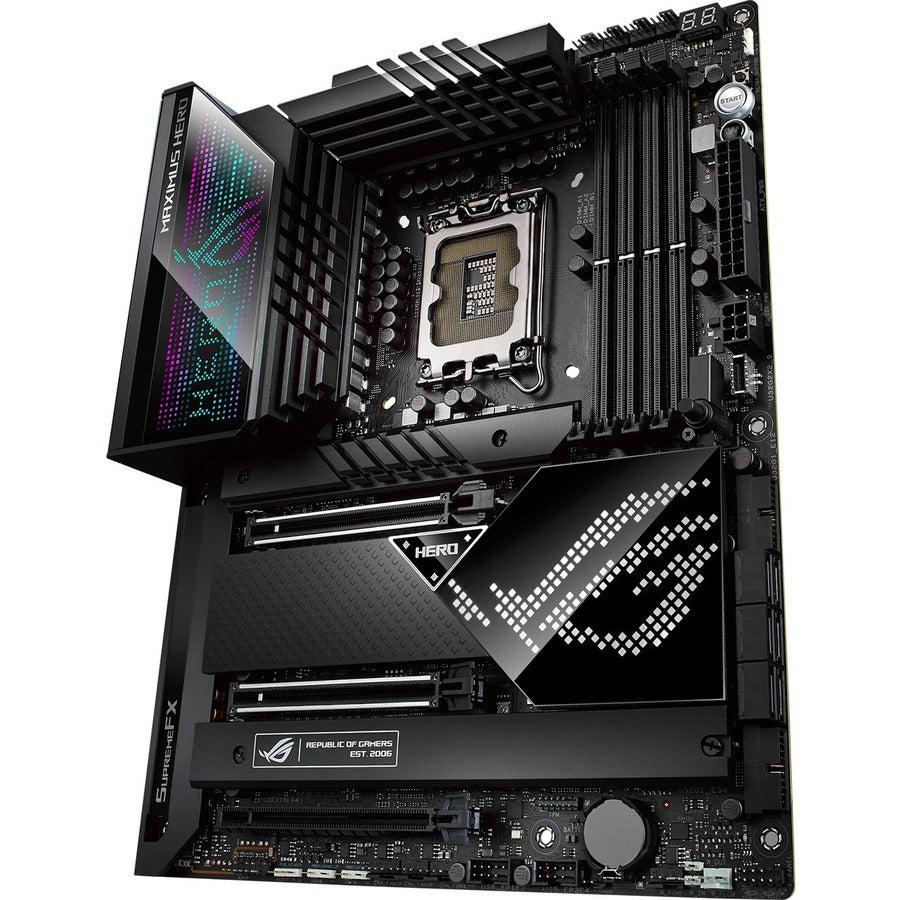 Asus Rog Maximus Z690 Hero Lga1700/ Intel Z690/ Ddr5/ Wifi & Bluetooth/ Sata3&Usb3.2/ M.2/ Atx Motherboard