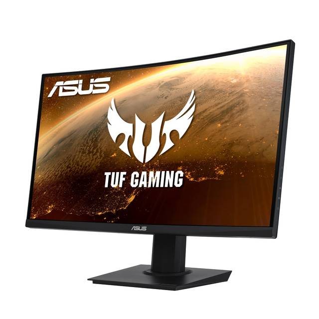 Asus Tuf Gaming Vg24Vqe 23.6 Inch Widescreen 100,000,000:1 1Ms Displayport/Hdmi Led Curved Gaming Monitor