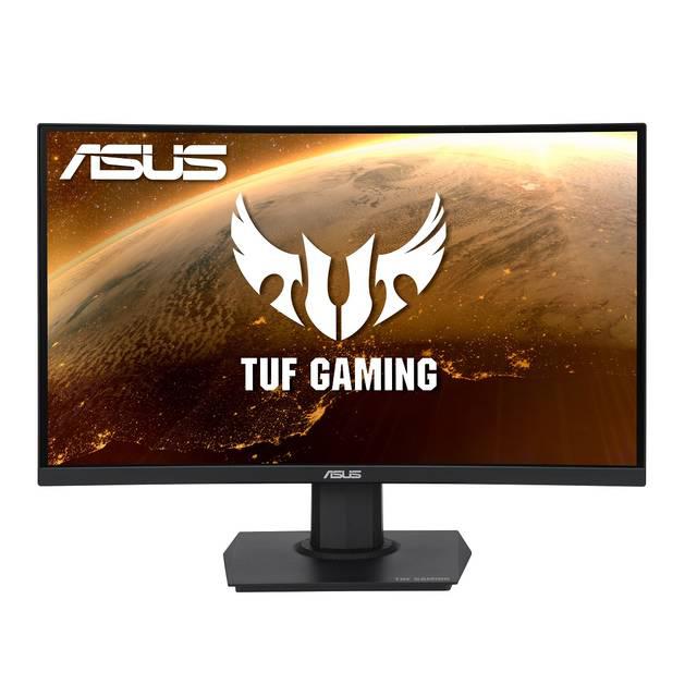 Asus Tuf Gaming Vg24Vqe 23.6 Inch Widescreen 100,000,000:1 1Ms Displayport/Hdmi Led Curved Gaming Monitor