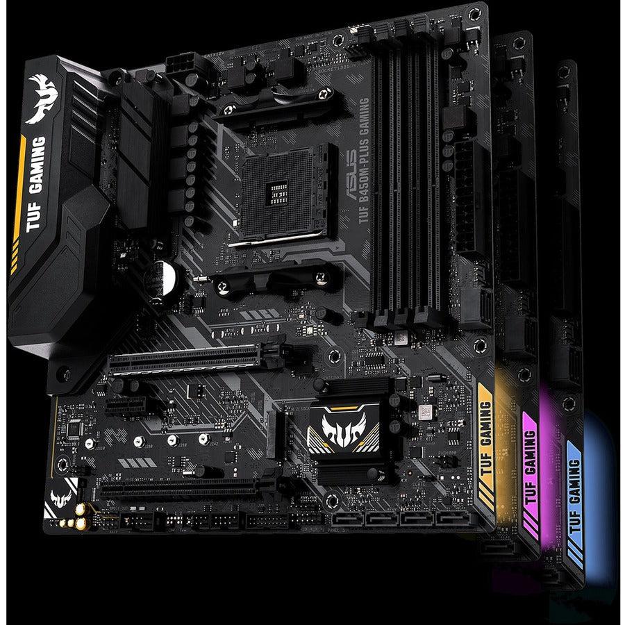 Asus Tuf B450M-Plus Gaming Am4 Amd B450 Sata 6Gb/S Micro Atx Amd Motherboard