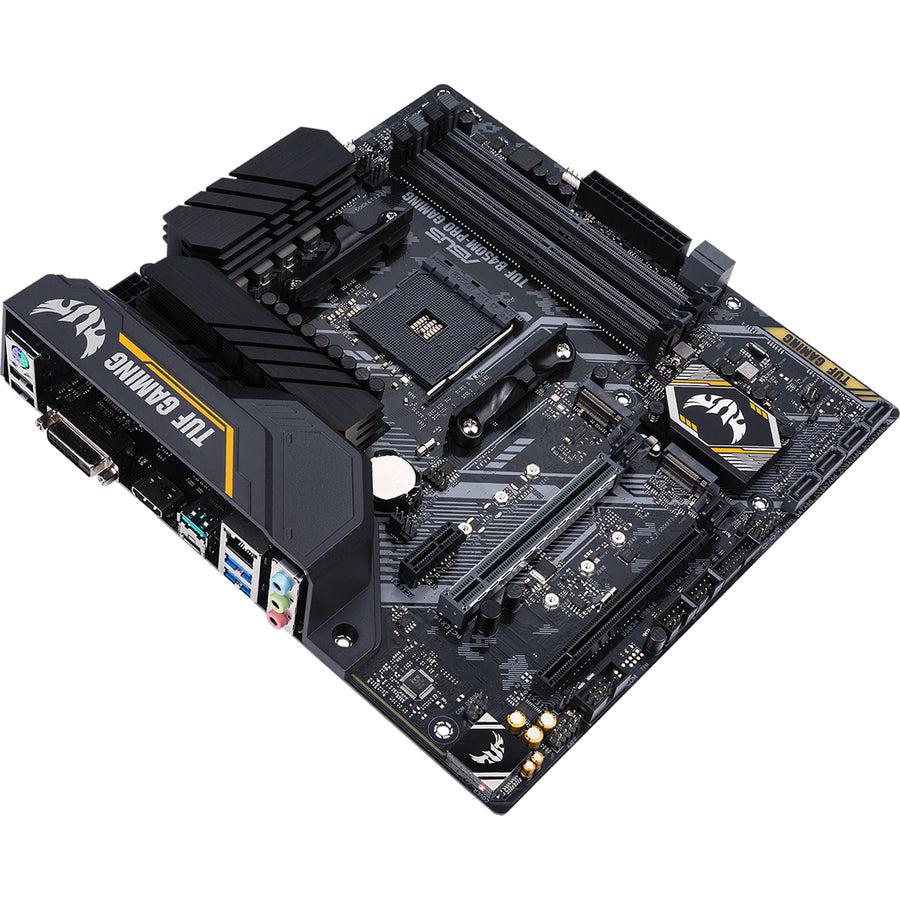 Asus Tuf B450M-Pro Gaming Amd Ryzen 3 Am4 Ddr4, Hdmi, Dual M.2, Usb 3.1 Gen 2 And Aura Sync Rgb Led Lighting Micro-Atx Motherboard