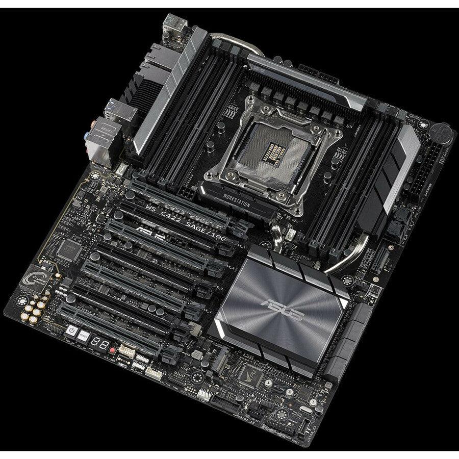 Asus WS C422 SAGE/10G Workstation Motherboard - Intel C422 Chipset - Socket R4 LGA-2066 - Intel Optane Memory Ready - SSI CEB