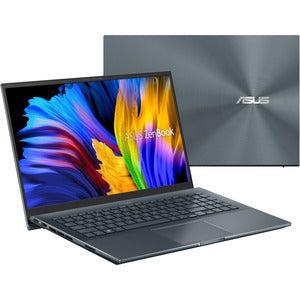 Asus ZenBook Pro 15 UM535 UM535QE-XH71T 15.6 Touchscreen Notebook - Full HD - AMD Ryzen 7 5800H - 16 GB - 512 GB SSD - Pine Gray"