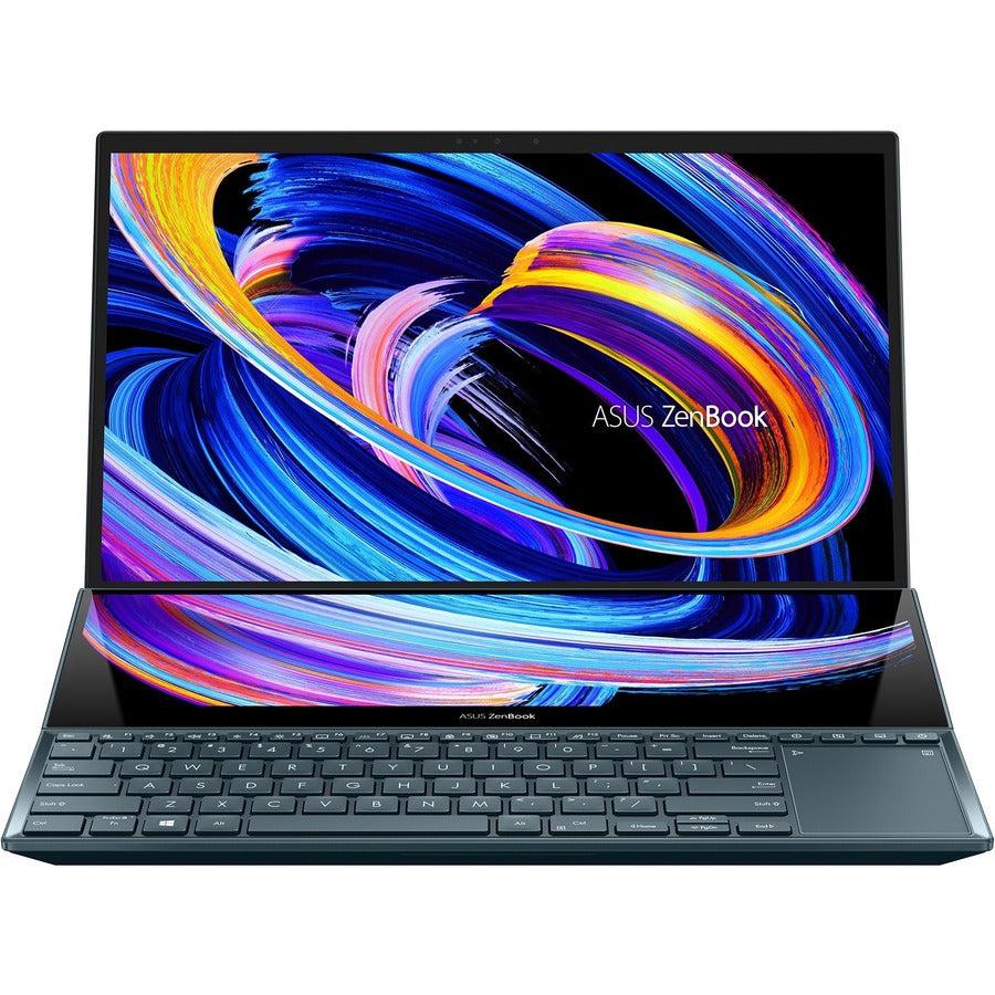 Asus ZenBook Pro Duo 15 UX582 UX582HS-XH99T 15.6 Touchscreen Notebook - 4K UHD - Intel Core i9 11th Gen i9-11900H - 32 GB - 1 TB SSD - Celestial Blue"