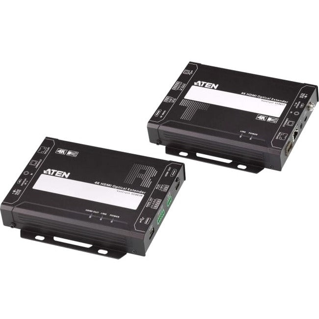 Aten 4K HDMI Optical Extender (4K@300m (K1, MM) / 10km (K2, SM))-TAA Compliant VE883K2
