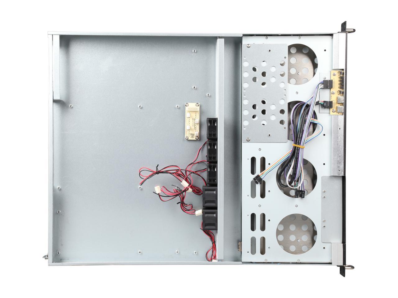 Athena Power Rm-1U1043Ha Black 1.0Mm Sgcc 1U Rackmount Server Case, Single Flex Atx