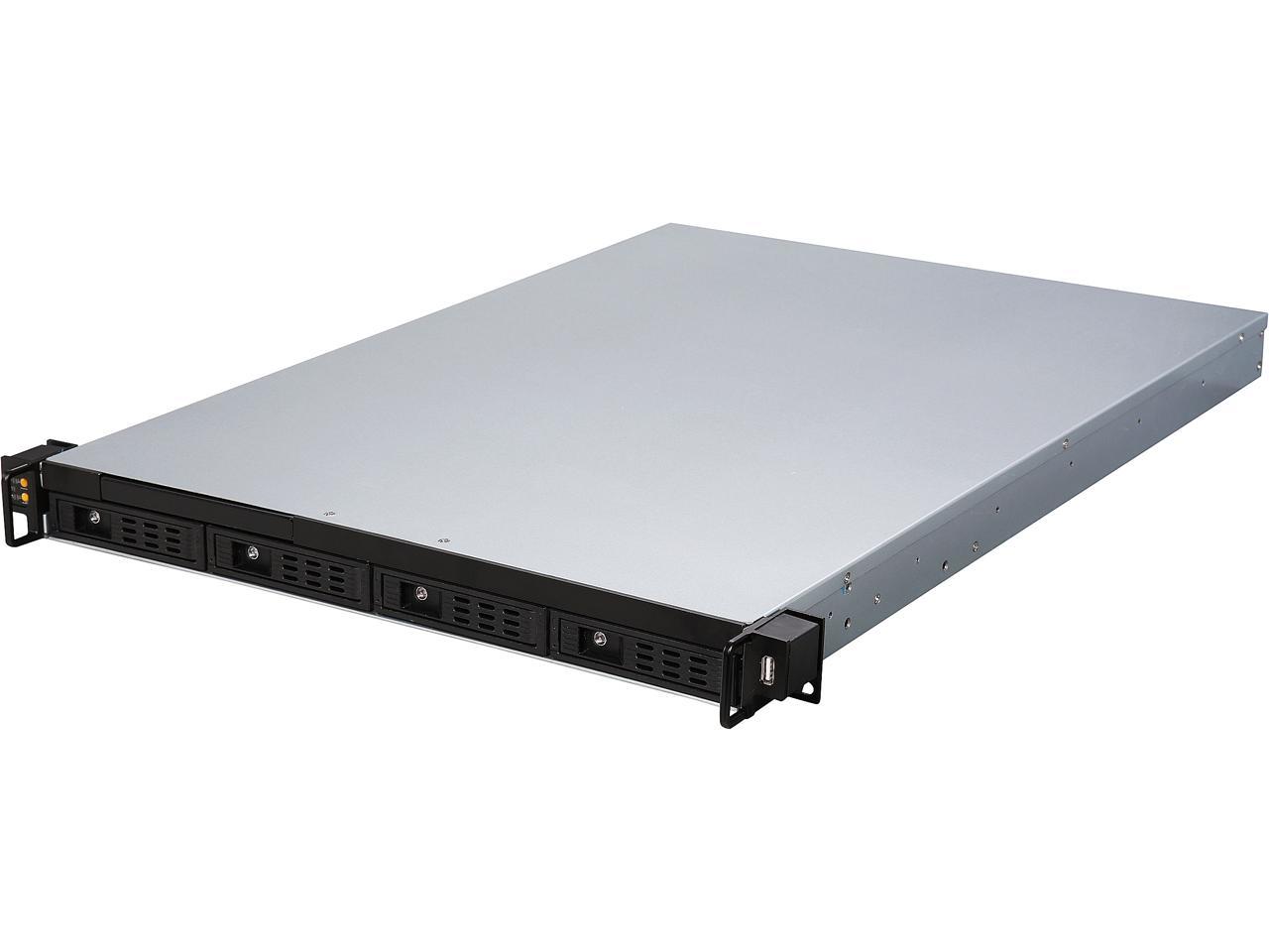 Athena Power Rm-1U1043He12 12Gb/S 1U Hot-Swap 4-Bay E-Atx Rackmount Server Chassis - Oem