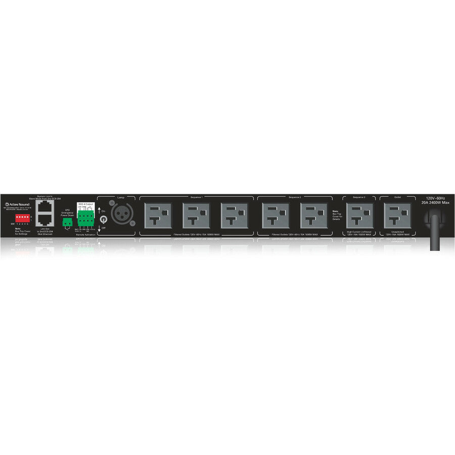 AtlasIED 20A Power Conditioner & Sequencer ECS-204