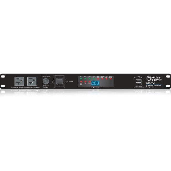 AtlasIED 20A Power Conditioner & Sequencer ECS-204