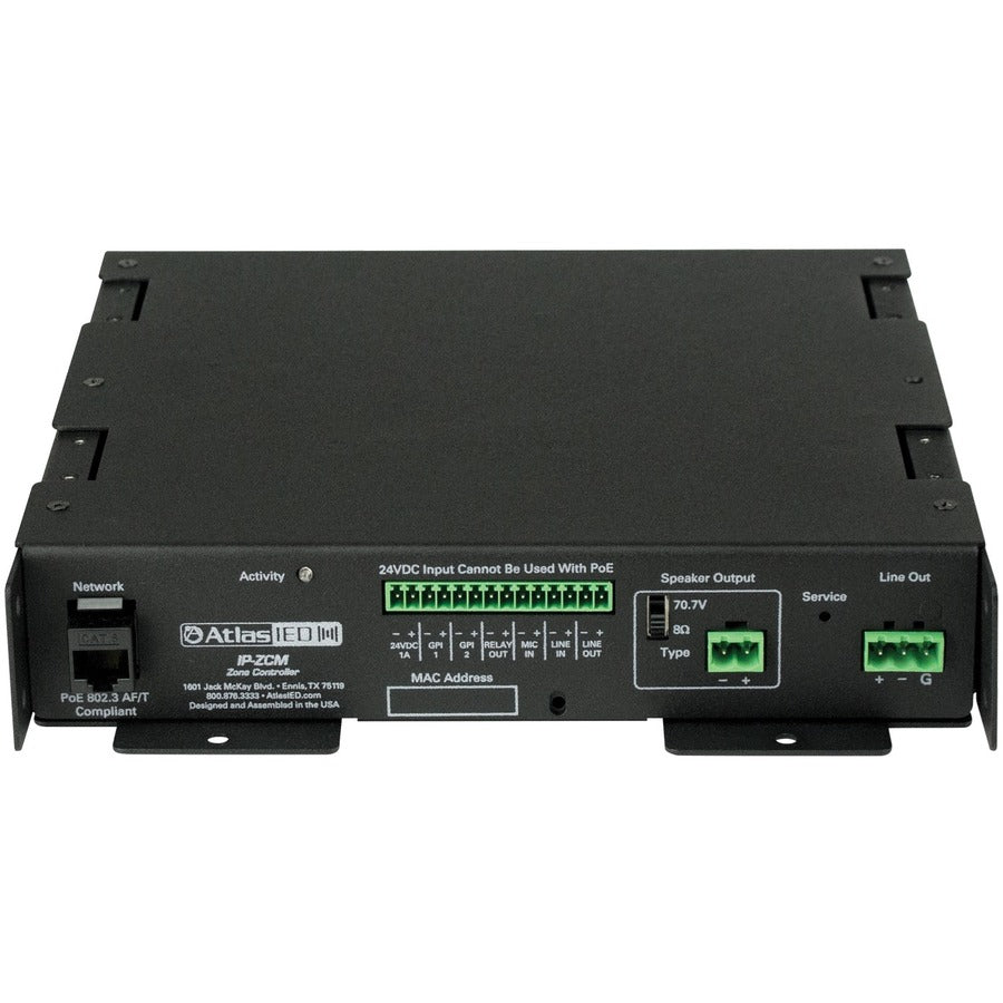 AtlasIED PoE+ IP to Analog Gateway (Zone Controller) IP-ZCM