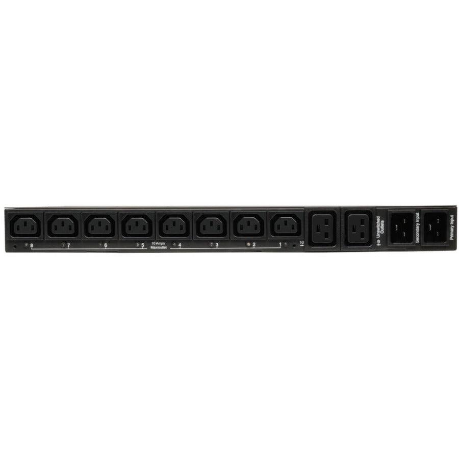 Automatic Transfer Switch PDU 3.8kW - Single-Phase Metered Power Distribution | Tripp Lite PDUMH20HVAT