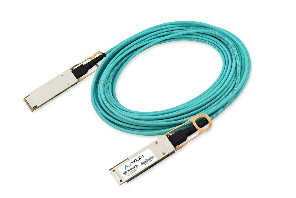 Axiom Aoc-Q-Q-100G-2M-Ax Fibre Optic Cable Qsfp28 Turquoise