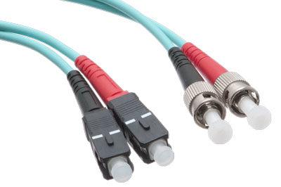 Axiom Axg96051 Fibre Optic Cable 2 M Sc St Ofnr Om3 Aqua Colour