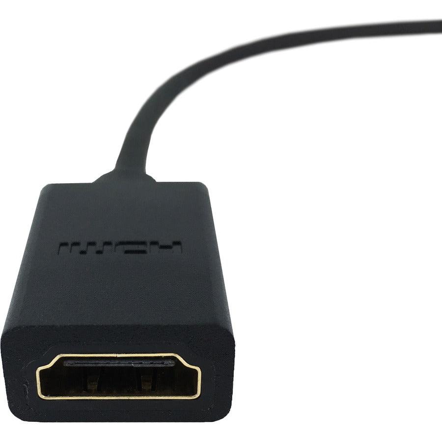 Axiom Mhdmimhdmif-Ax Hdmi Cable Hdmi Type D (Micro) Hdmi Type A (Standard) Black