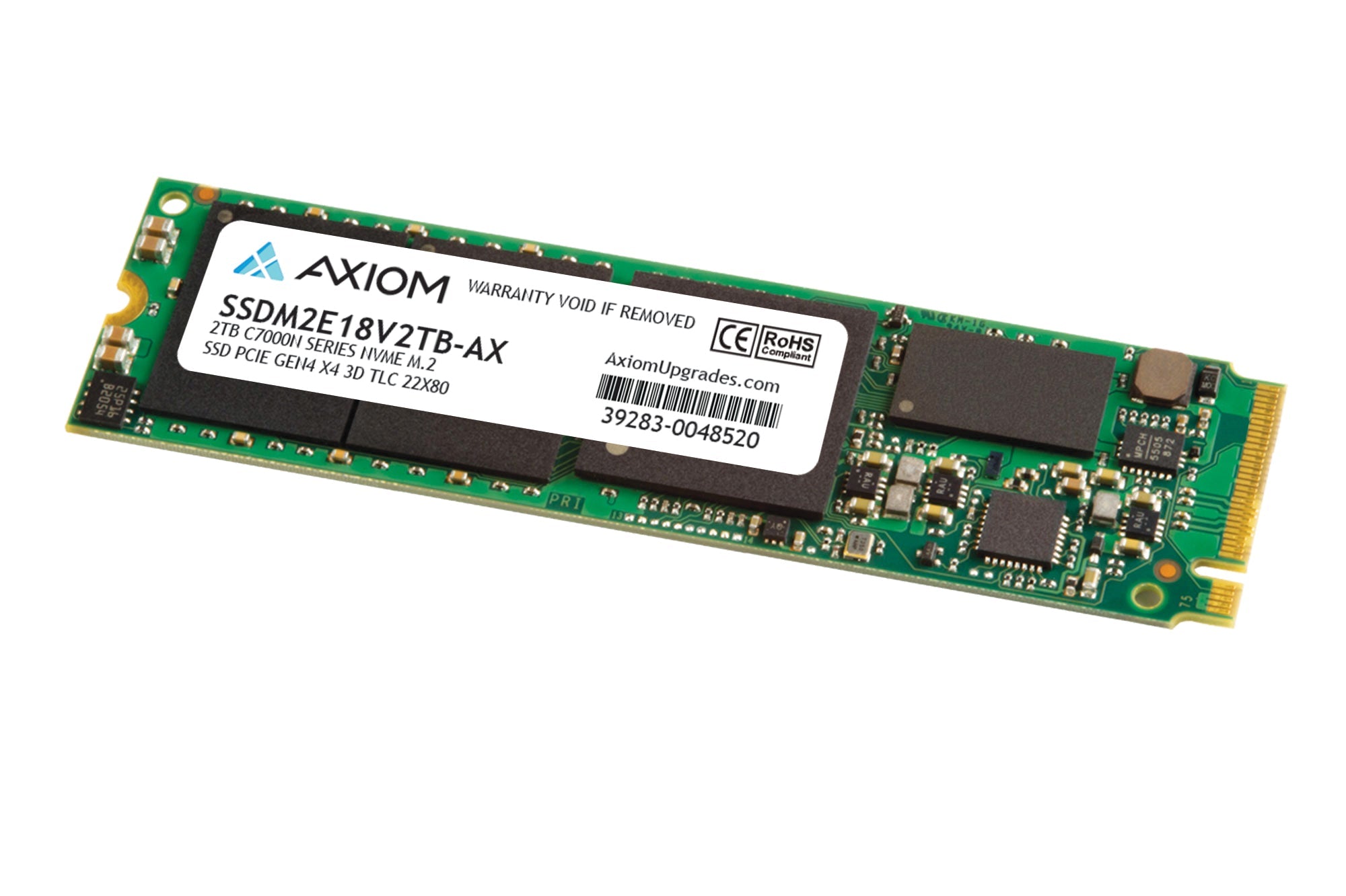 Axiom Ssdm2E18V2Tb-Ax Internal Solid State Drive M.2 2000 Gb Pci Express 4.0 3D Tlc Nand Nvme