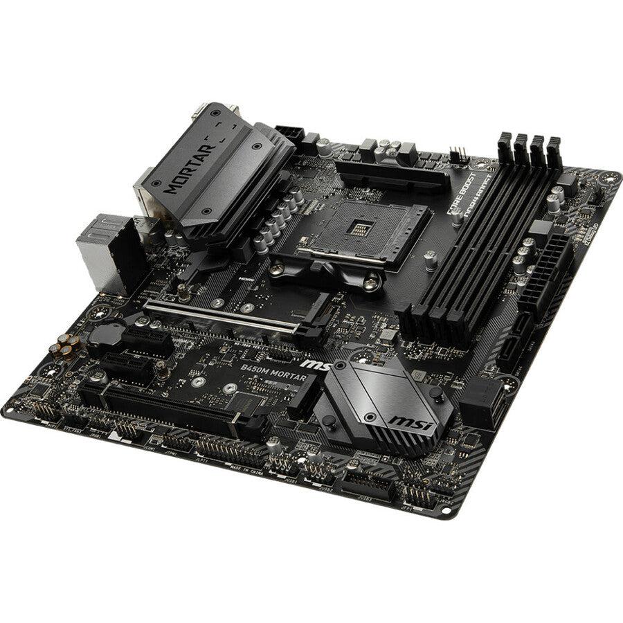 B450M Mortar Am4 Amd B450 Sata 6Gb/S Usb 3.1 Hdmi Amd Motherboard