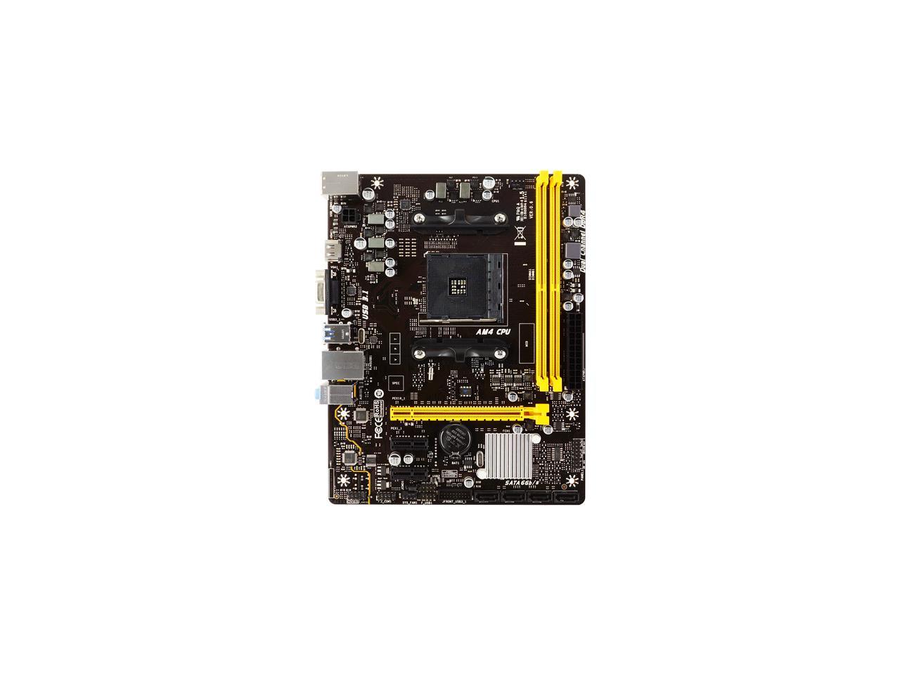 Biostar Biostar A320Mh A320Mh Am4 Amd A320 Sata 6Gb/S Micro Atx Amd Motherboard