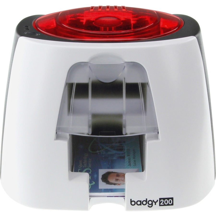 Badgy200 All-In-On ID Card Printing Solution by Evolis with Badge Studio Software - Print Professional Custom ID's On Demand B22U0000RS