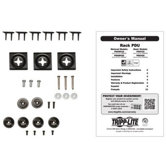 Basic Power Distribution Unit - Single Phase 16 Outlet Vertical PDU | Tripp Lite PDUV15-48