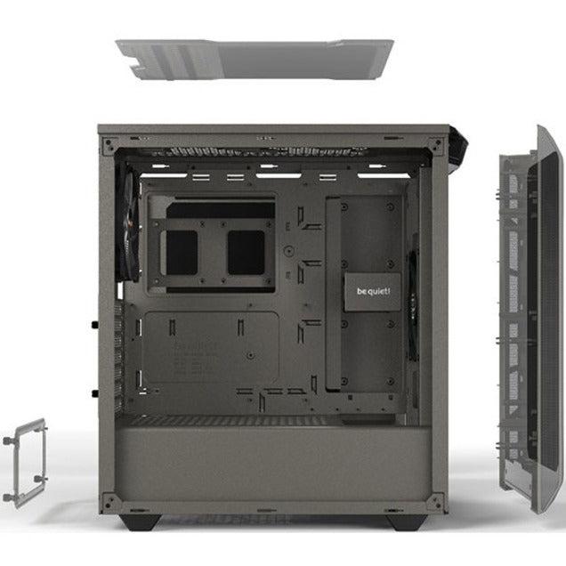 Be Quiet! Bgw36 Pure Base 500 Window Gray, Atx, Midi Tower Computer Case, Tempered Glass Window, Two Preinstalled Fans